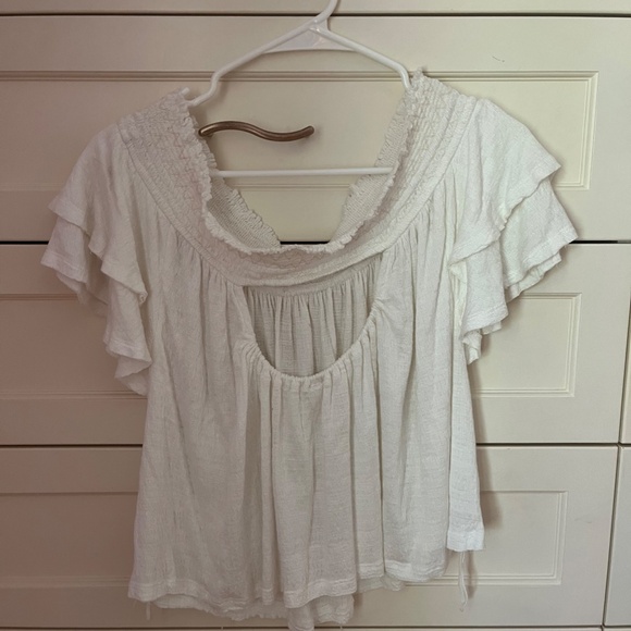 Free People Off the Shoulder Top - Picture 2 of 3